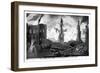 The Great Fire of London in the Year 1666-null-Framed Giclee Print