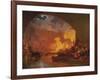 The Great Fire of London-Philip James De Loutherbourg-Framed Premium Giclee Print