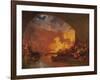 The Great Fire of London-Philip James De Loutherbourg-Framed Premium Giclee Print
