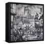 The Great Fire of London-Pat Nicolle-Framed Stretched Canvas