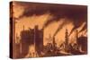 The Great Fire of London-John Seymour Lucas-Stretched Canvas