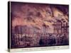 The Great Fire of New York, 1835-Alfred M. Hoffy-Stretched Canvas