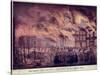 The Great Fire of New York, 1835-Alfred M. Hoffy-Stretched Canvas