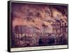 The Great Fire of New York, 1835-Alfred M. Hoffy-Framed Stretched Canvas