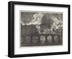 The Great Fires, at Newcastle and Gateshead-null-Framed Giclee Print