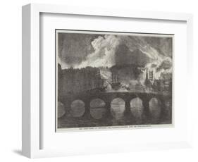 The Great Fires, at Newcastle and Gateshead-null-Framed Giclee Print