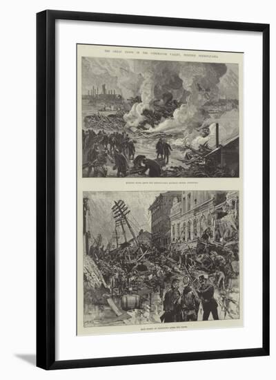 The Great Flood in the Conemaugh Valley, Western Pennsylvania-null-Framed Giclee Print