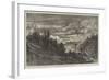 The Great Forest Fires in America, View Near Fox River-null-Framed Giclee Print