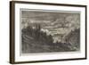 The Great Forest Fires in America, View Near Fox River-null-Framed Giclee Print