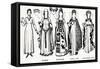 'The Great Gallery of British Costume: Dress Worn In Edward The Third's Reign', c1934-Unknown-Framed Stretched Canvas