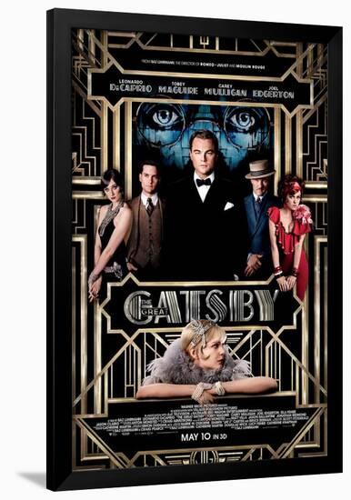 The Great Gatsby (Leonardo DiCaprio, Carey Mulligan, Tobey Maguire) Movie Poster-null-Framed Poster