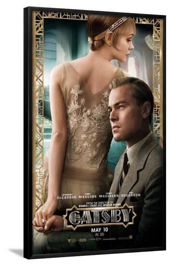 The Great Gatsby (Leonardo DiCaprio, Carey Mulligan, Tobey Maguire)--Framed Poster