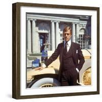 The Great Gatsby, Robert Redford, 1974-null-Framed Photo