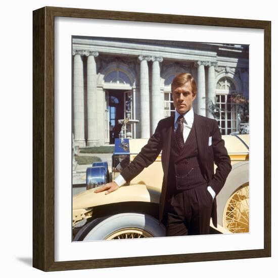 The Great Gatsby, Robert Redford, 1974-null-Framed Photo