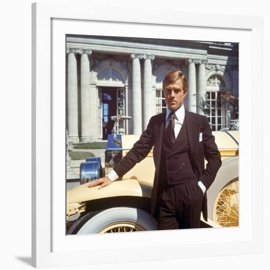 The Great Gatsby, Robert Redford, 1974-null-Framed Photo