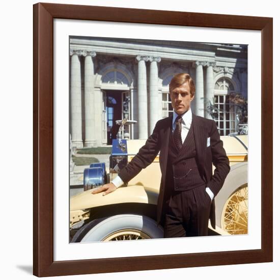 The Great Gatsby, Robert Redford, 1974-null-Framed Photo