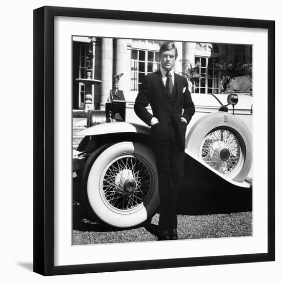 The Great Gatsby, Robert Redford, 1974-null-Framed Premium Photographic Print