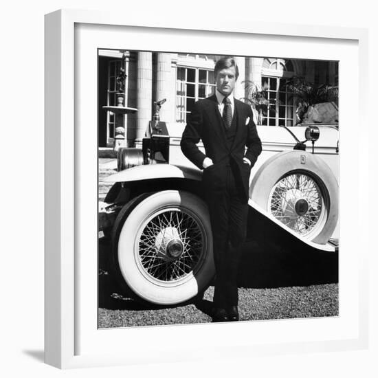 The Great Gatsby, Robert Redford, 1974-null-Framed Premium Photographic Print