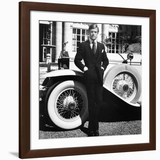 The Great Gatsby, Robert Redford, 1974-null-Framed Premium Photographic Print