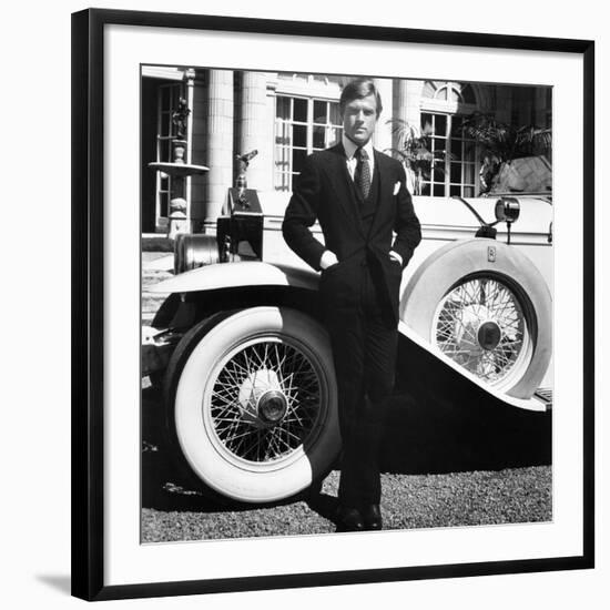 The Great Gatsby, Robert Redford, 1974-null-Framed Premium Photographic Print