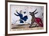 The Great General Frightened by Don-Key, 1830-Henry Heath-Framed Giclee Print