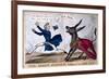 The Great General Frightened by Don-Key, 1830-Henry Heath-Framed Giclee Print