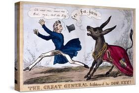 The Great General Frightened by Don-Key, 1830-Henry Heath-Stretched Canvas