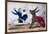 The Great General Frightened by Don-Key, 1830-Henry Heath-Framed Giclee Print