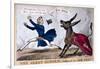 The Great General Frightened by Don-Key, 1830-Henry Heath-Framed Premium Giclee Print