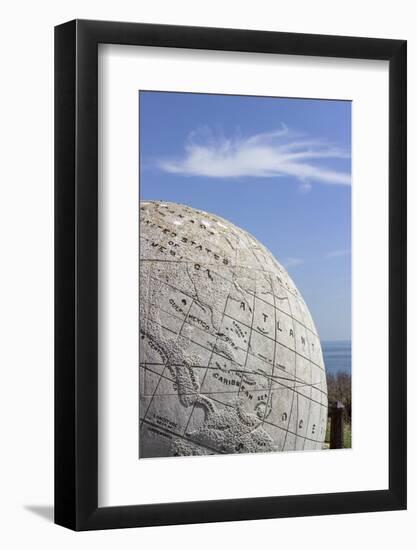 The Great Globe at Durlston Castle, Isle of Purbeck, Dorset, England, United Kingdom, Europe-Roy Rainford-Framed Photographic Print
