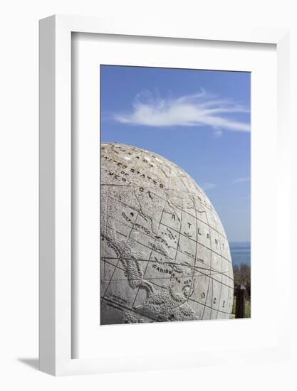 The Great Globe at Durlston Castle, Isle of Purbeck, Dorset, England, United Kingdom, Europe-Roy Rainford-Framed Photographic Print