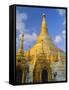 The Great Golden Stupa, Shwedagon Paya (Shwe Dagon Pagoda), Yangon (Rangoon), Myanmar (Burma)-Gavin Hellier-Framed Stretched Canvas