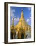 The Great Golden Stupa, Shwedagon Paya (Shwe Dagon Pagoda), Yangon (Rangoon), Myanmar (Burma)-Gavin Hellier-Framed Photographic Print