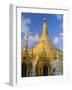 The Great Golden Stupa, Shwedagon Paya (Shwe Dagon Pagoda), Yangon (Rangoon), Myanmar (Burma)-Gavin Hellier-Framed Photographic Print