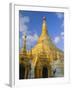 The Great Golden Stupa, Shwedagon Paya (Shwe Dagon Pagoda), Yangon (Rangoon), Myanmar (Burma)-Gavin Hellier-Framed Photographic Print