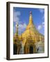 The Great Golden Stupa, Shwedagon Paya (Shwe Dagon Pagoda), Yangon (Rangoon), Myanmar (Burma)-Gavin Hellier-Framed Photographic Print