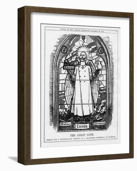 The Great Goth, 1914-Leonard Raven-hill-Framed Giclee Print