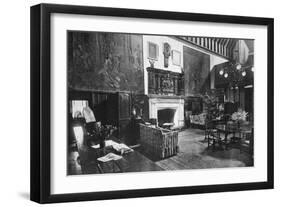 The Great Hall, Bisham Abbey, Berkshire, 1924-1926-HN King-Framed Giclee Print