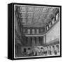 The Great Hall, Euston Square Satation, 1849-null-Framed Stretched Canvas