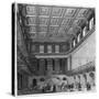 The Great Hall, Euston Square Satation, 1849-null-Stretched Canvas