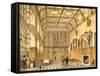 The Great Hall, Hatfield, Berkshire, 1600, Illustration from 'Architecture of the Middle Ages',…-Joseph Nash-Framed Stretched Canvas