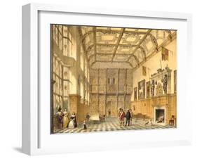 The Great Hall, Hatfield, Berkshire, 1600, Illustration from 'Architecture of the Middle Ages',…-Joseph Nash-Framed Giclee Print