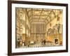 The Great Hall, Hatfield, Berkshire, 1600, Illustration from 'Architecture of the Middle Ages',…-Joseph Nash-Framed Giclee Print