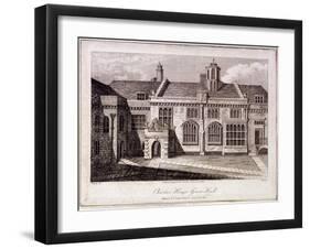 The Great Hall in Charterhouse, Finsbury, London, 1805-Samuel Owen-Framed Giclee Print