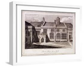 The Great Hall in Charterhouse, Finsbury, London, 1805-Samuel Owen-Framed Giclee Print