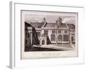 The Great Hall in Charterhouse, Finsbury, London, 1805-Samuel Owen-Framed Giclee Print