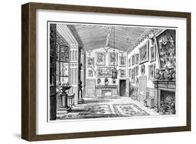 The Great Hall of Charlecote Park, Warwickshire, 1885-Edward Hull-Framed Premium Giclee Print