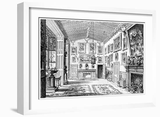 The Great Hall of Charlecote Park, Warwickshire, 1885-Edward Hull-Framed Premium Giclee Print