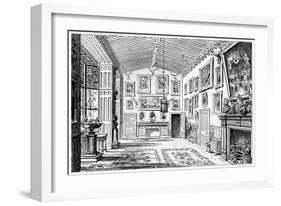 The Great Hall of Charlecote Park, Warwickshire, 1885-Edward Hull-Framed Premium Giclee Print