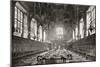 The Great Hall of the Middle Temple, from 'London Pictures: Drawn with Pen and Pencil', by Rev.…-null-Mounted Giclee Print